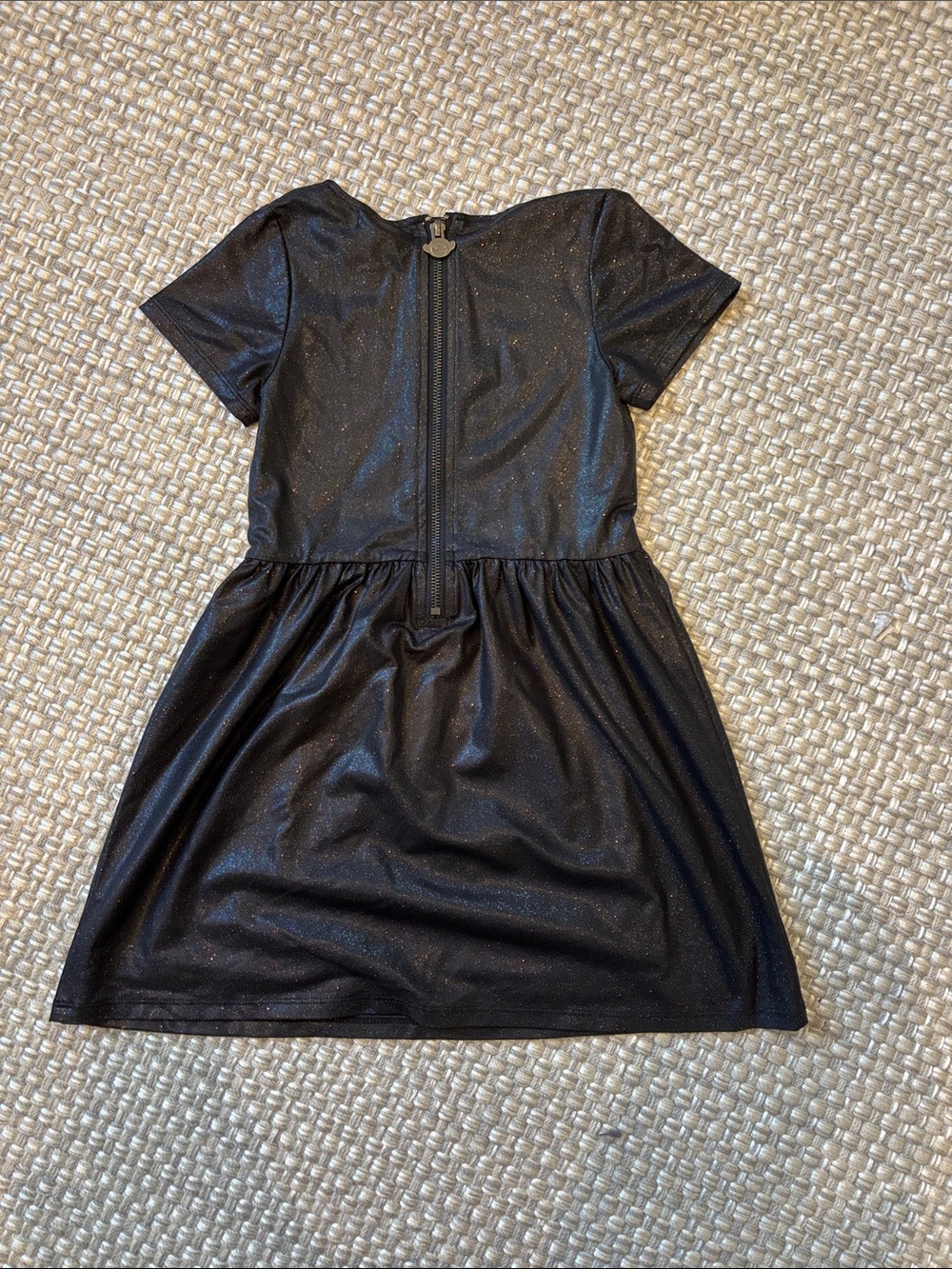 Appaman Black Sparkle Short Sleeve Party Dress - Picture 2 of 2